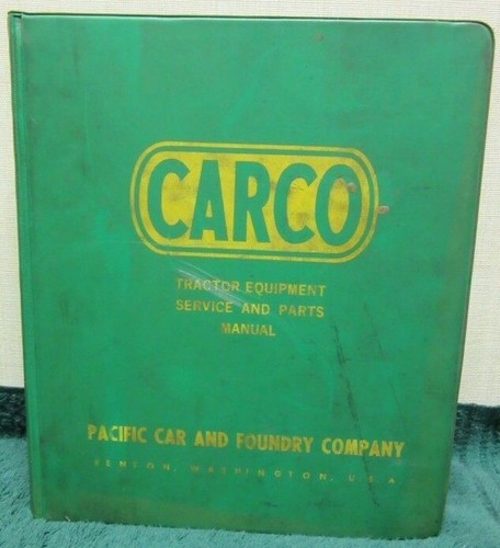Carco service parts manual - service, &