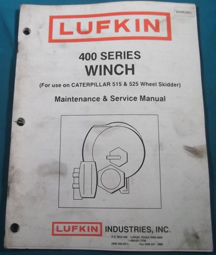 Cat caterpillar lufkin 400 - cat,