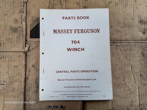 Massey ferguson parts - ferguson, manual