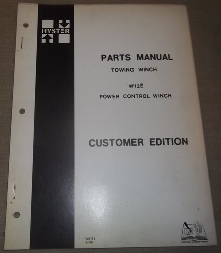 Hyster w12e power control - hyster,