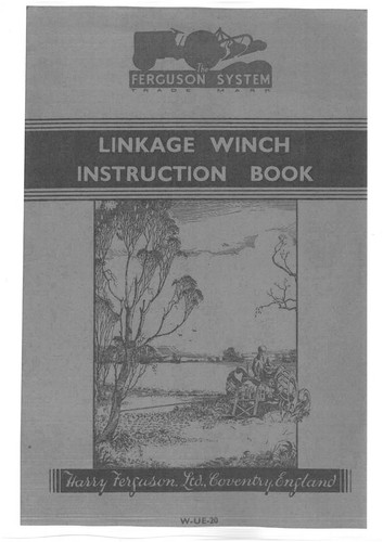 Ferguson linkage winch - linkage,